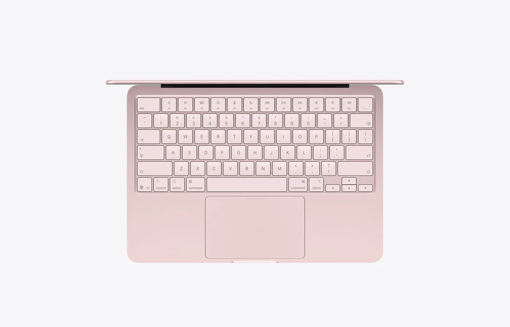 MHFJ4 13-inch MacBook Neo: Apple A18 Pro chip with 6-core CPU and 5-core GPU, 8GB, 512GB SSD, Touch ID - Blush